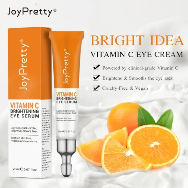 Joypretty Vitamin C Serum Skin Care Kit: Brightening, Anti-Wrinkle & Dark Circle Remover - Image 6