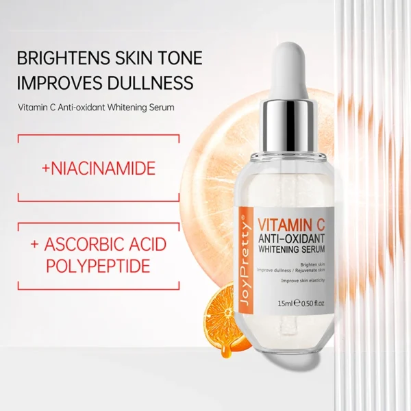 Joypretty Vitamin C Serum Skin Care Kit: Brightening, Anti-Wrinkle & Dark Circle Remover - Image 2